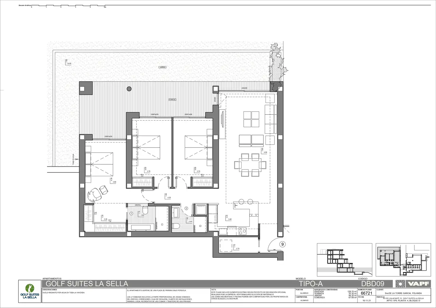 Flat for sale in Pedreguer  with Air Conditioner, Heating and Private garden
