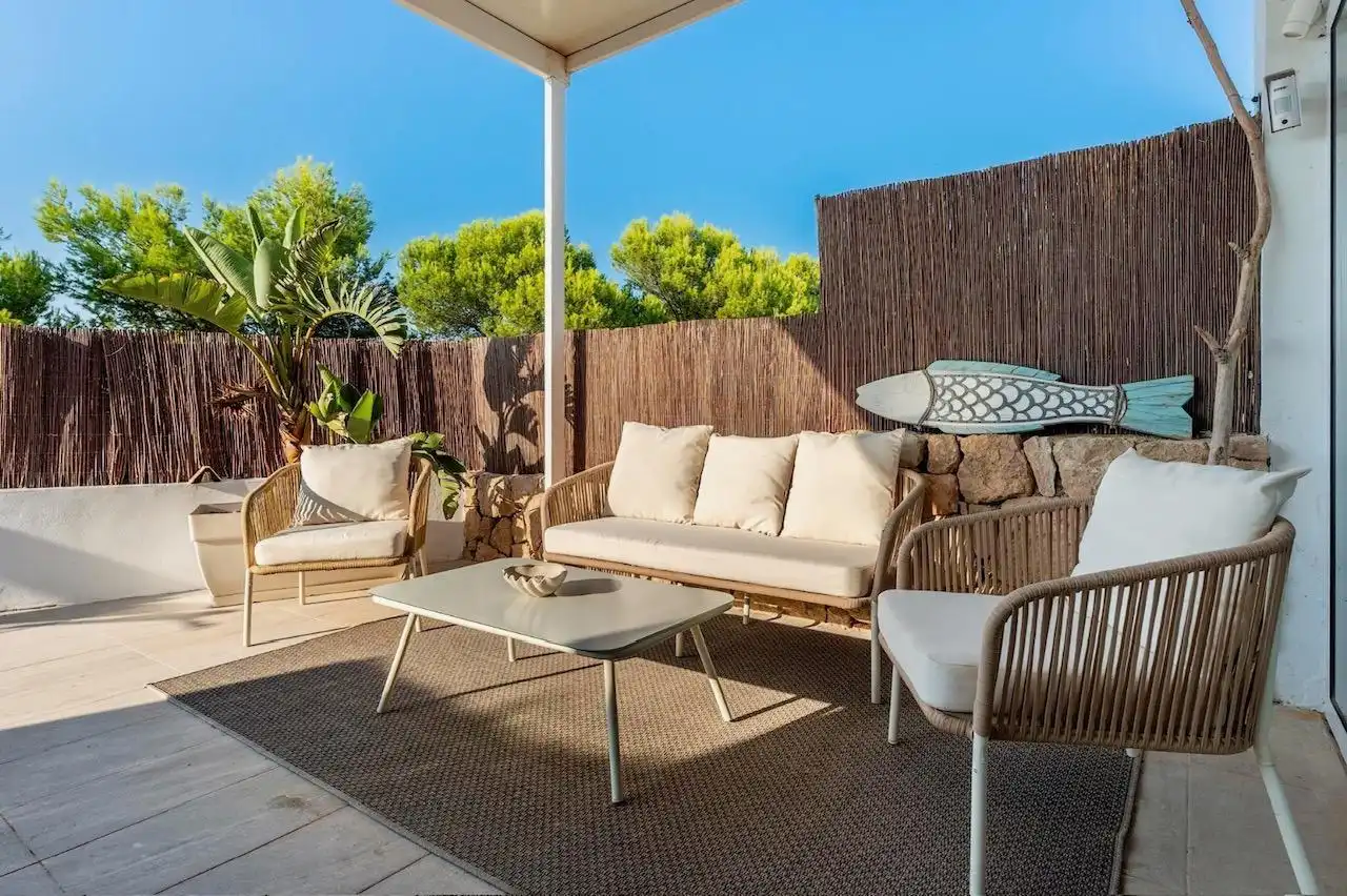Terrace of Detached homes for sale in Sant Josep de sa Talaia  with Air Conditioner, Heating and Private garden