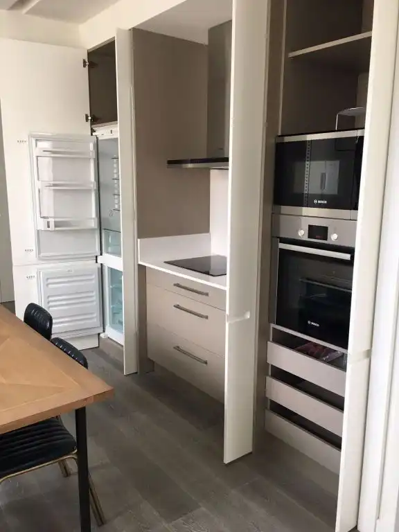 Cuina de Àtic de lloguer en Valencia amb Aire condicionat, Calefacció i Terrassa
