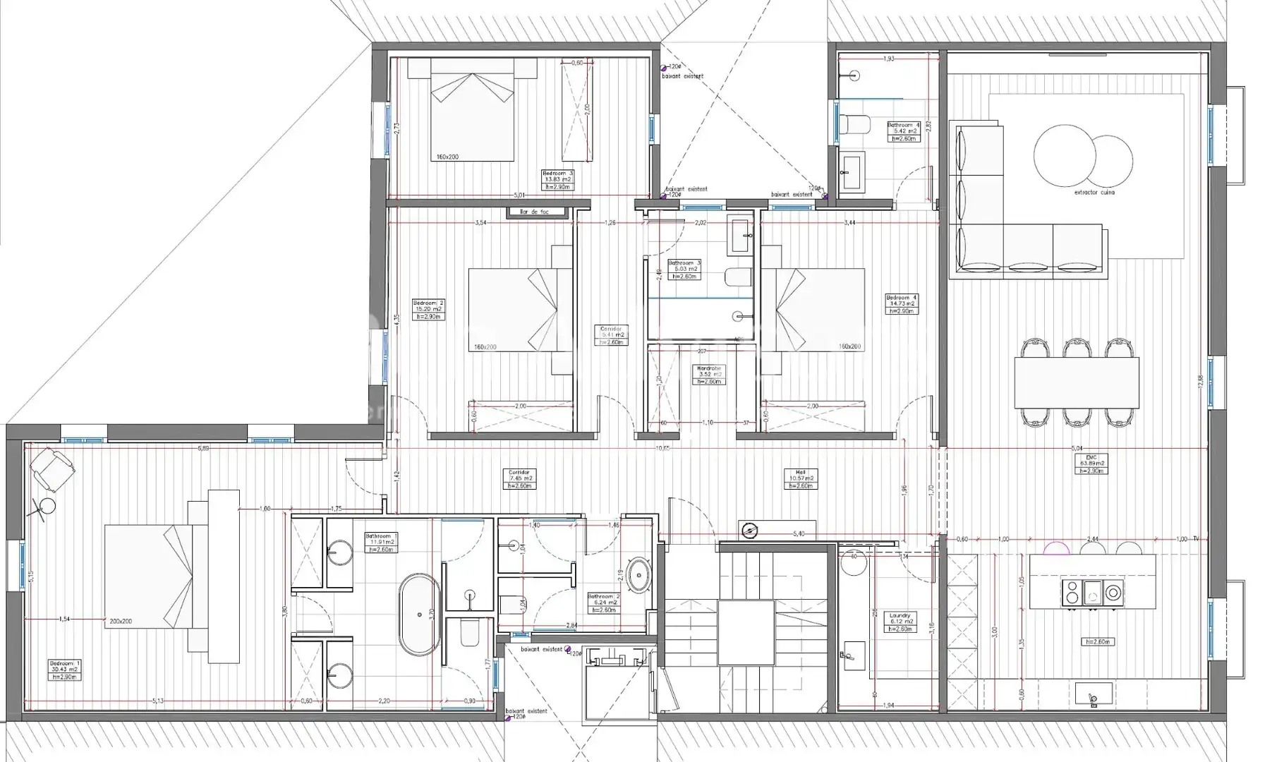 Wohnung mit Terrasse zum Verkauf in Carrer del Consell de Cent, imagen 57