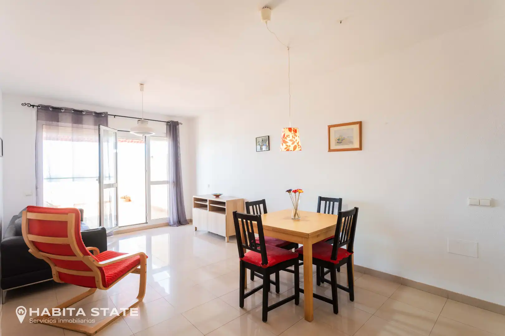 Comedor de Apartamento en venta en El Ejido con Terraza, Amueblado y Horno