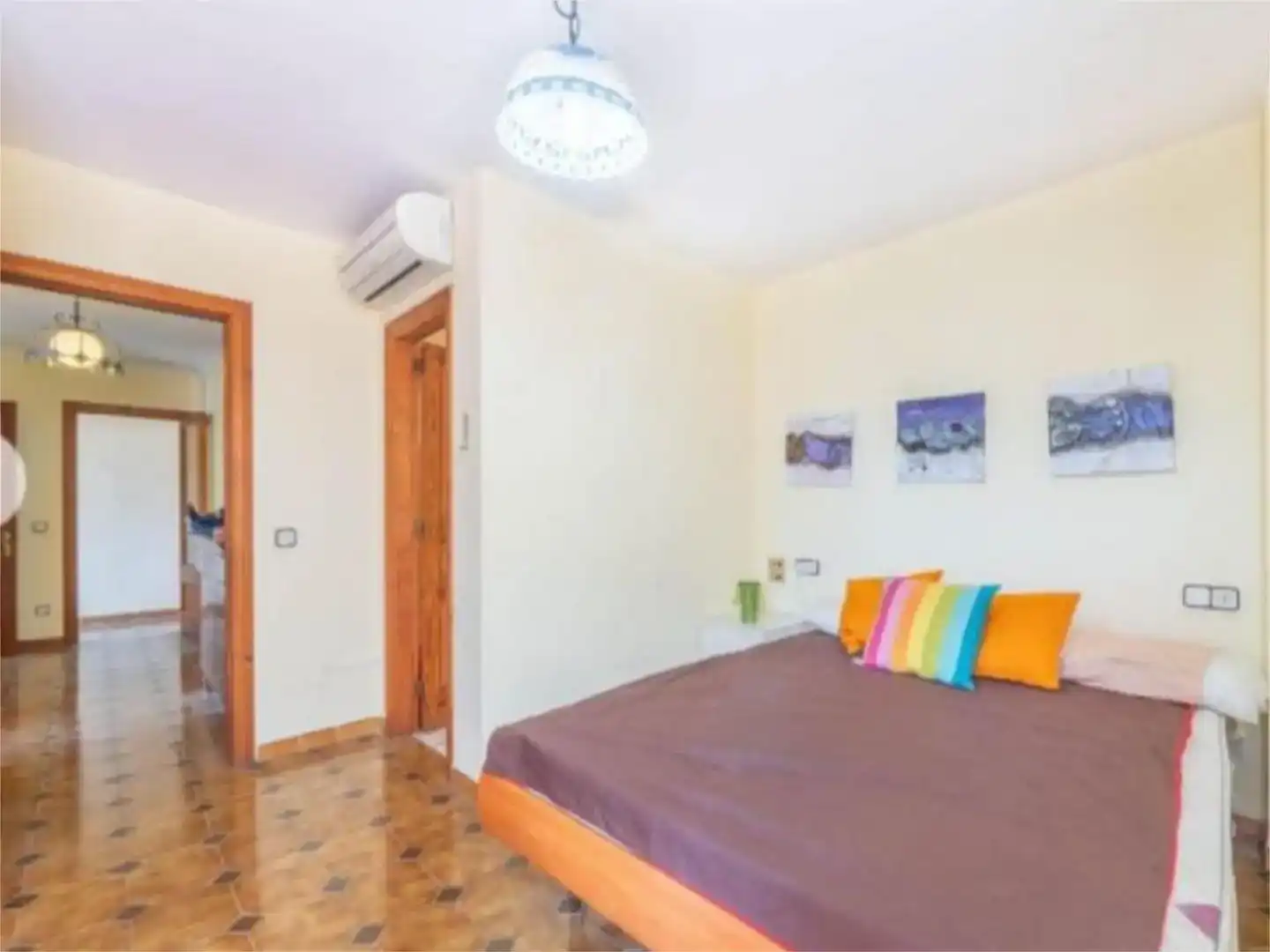Bedroom of Flat for rent in Alcúdia  with Air Conditioner and Furnished
