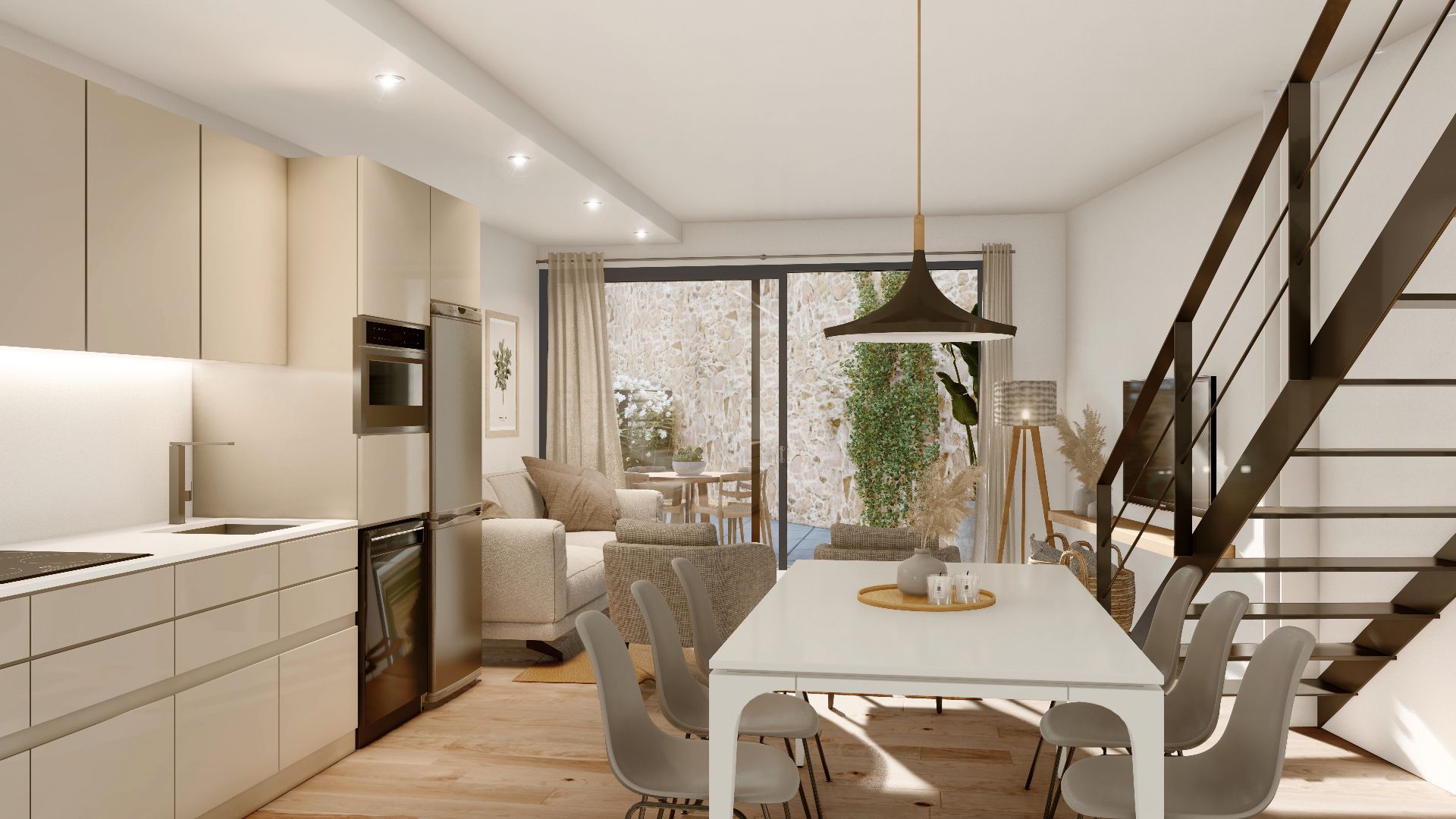 Living room of Planta baja for sale in Sant Feliu de Guíxols  with Air Conditioner, Private garden and Swimming Pool