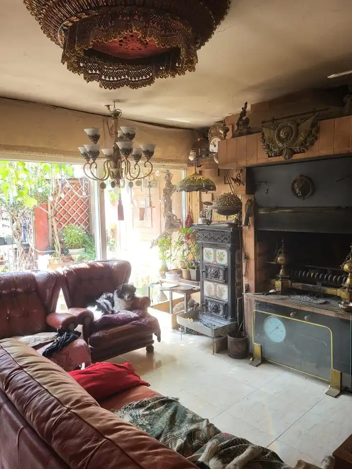 Sala de estar de Casa adosada en venta en Rivas-Vaciamadrid con Calefacción, Jardín privado y Parquet