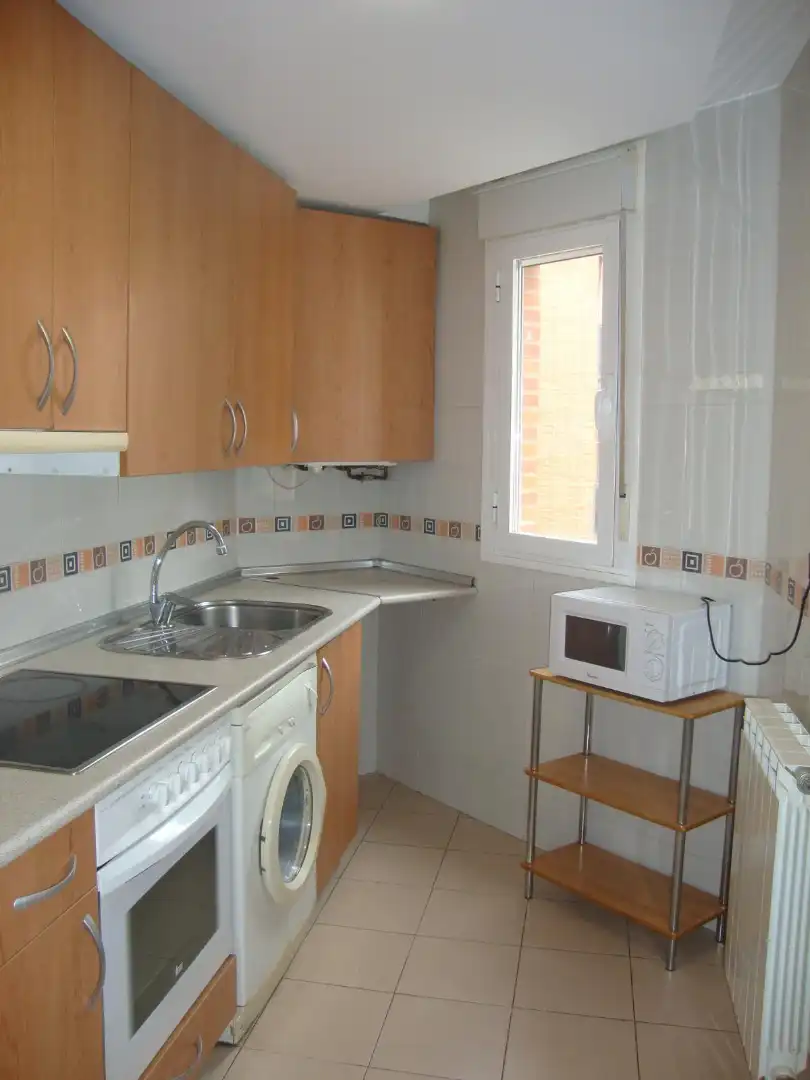 Kitchen of Apartments for rent in Zaragoza  with Heating, Parquet flooring and Furnished