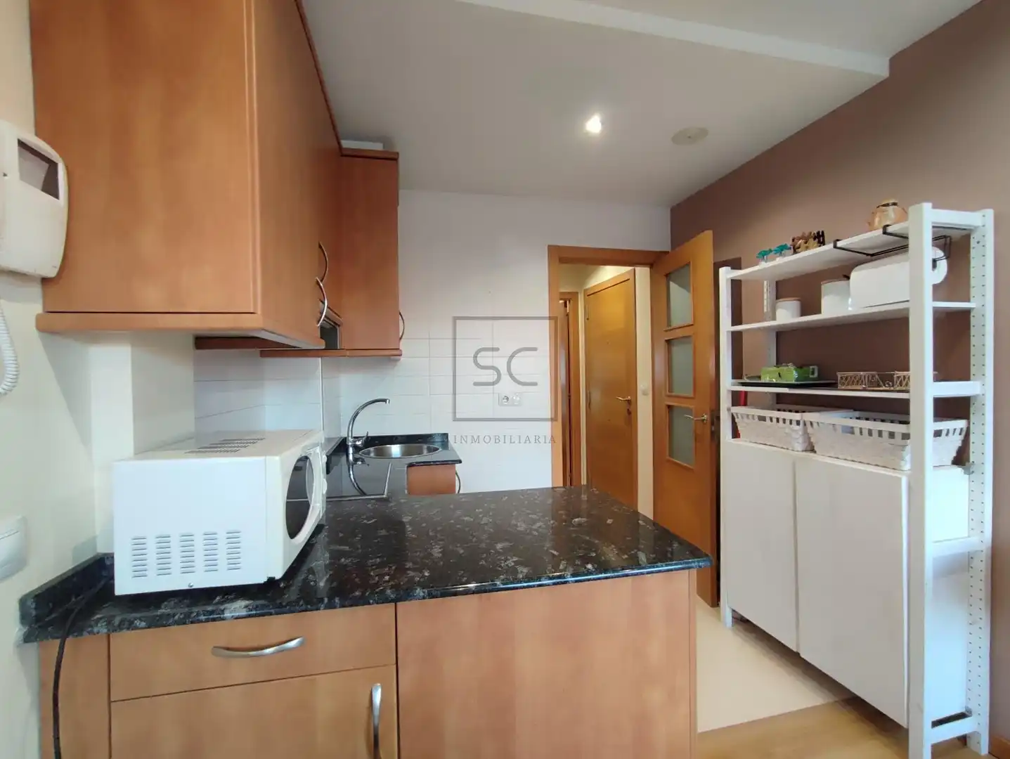 Cocina de Apartamento en venta en Ares con Calefacción, Trastero y Amueblado