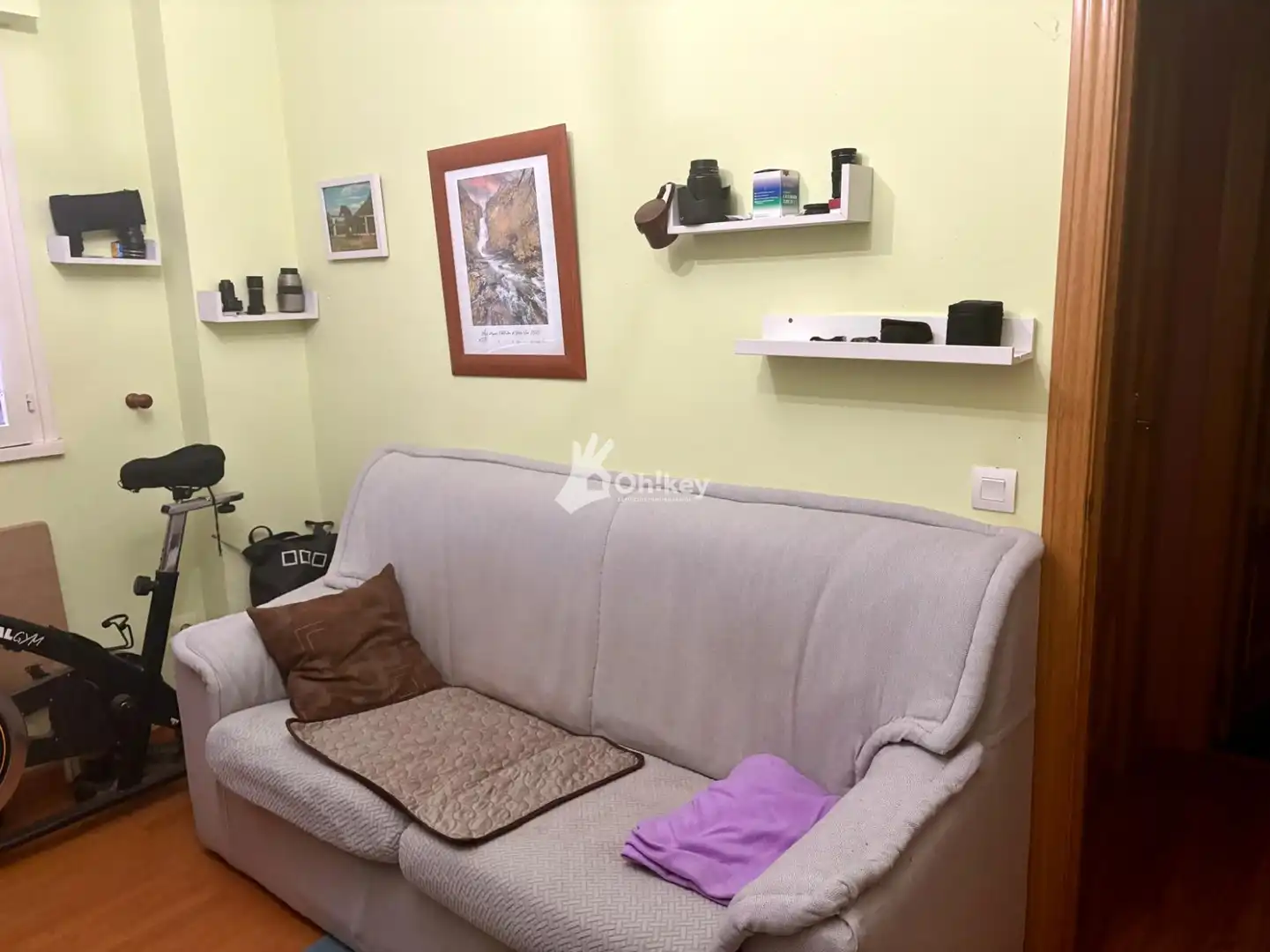 Sala de estar de Piso en venta en Villablino con Calefacción, Trastero y Amueblado