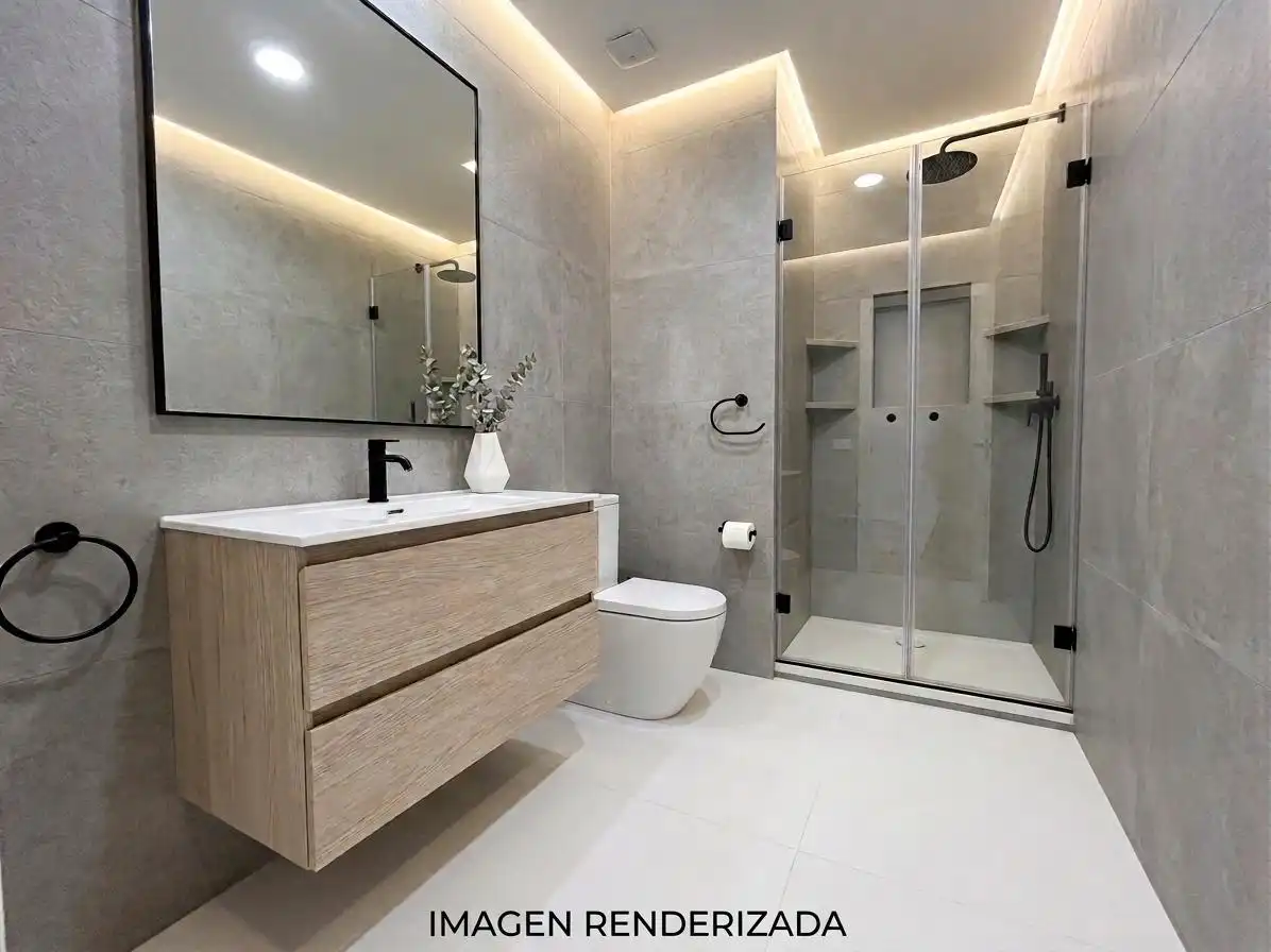 Bathroom of Attic for sale in Esplugues de Llobregat  with Air Conditioner and Terrace