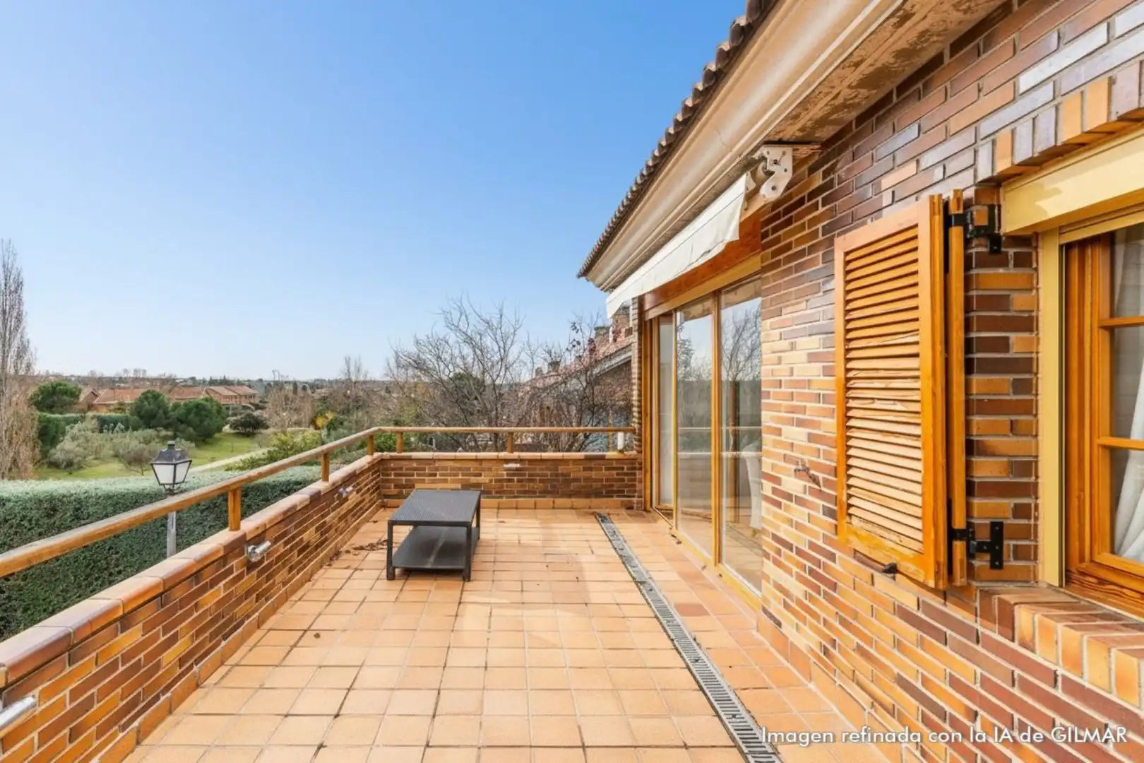 Terraza de Casa o chalet en venta en Las Rozas de Madrid con Aire acondicionado, Calefacción y Jardín privado