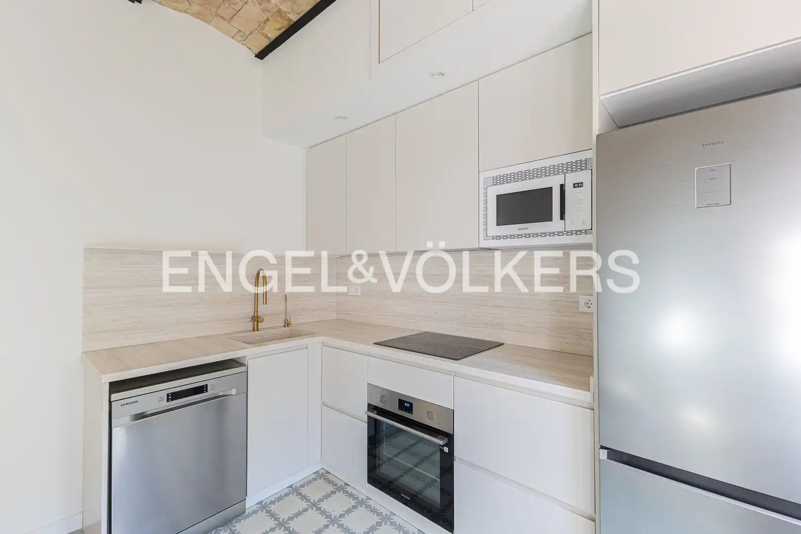 Kitchen of Flat for rent in Barcelona  with Air Conditioner, Heating and Parquet flooring