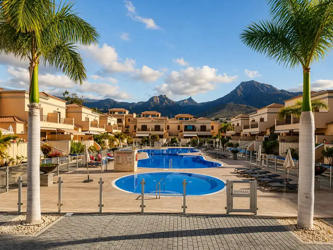 Exterior view of Flat for sale in Adeje  with Air Conditioner, Private garden and Storage room