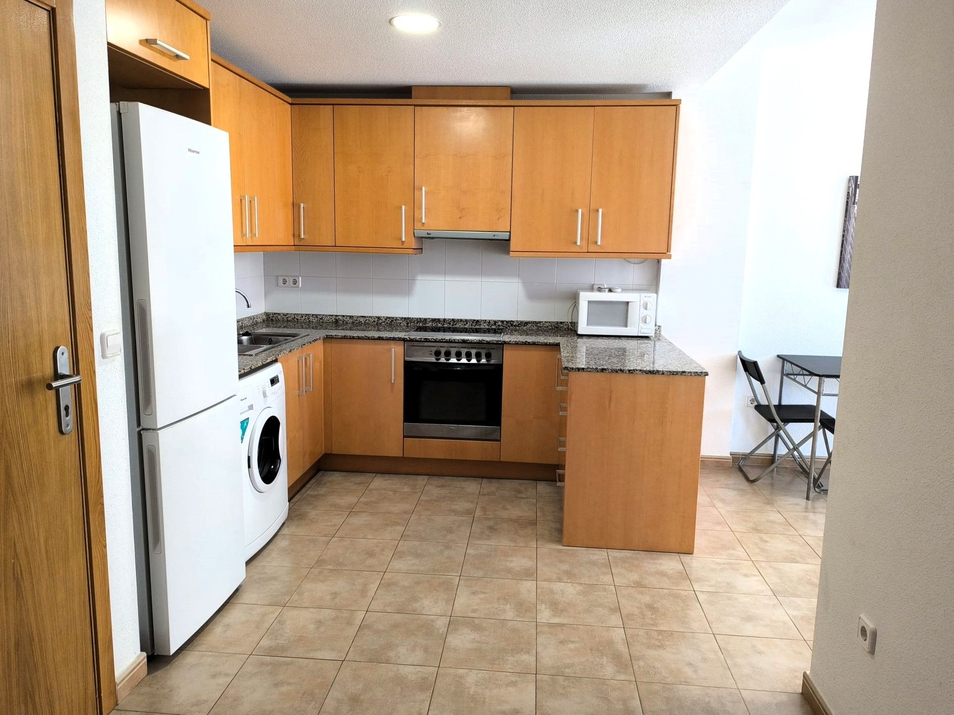 Kitchen of Flat for sale in El Campello  with Air Conditioner, Furnished and Balcony