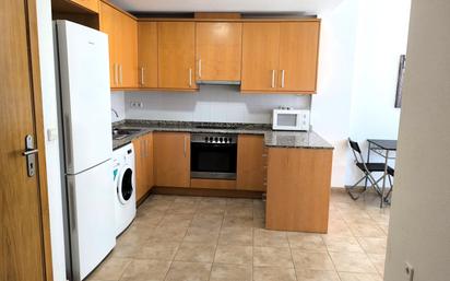 Kitchen of Flat for sale in El Campello  with Air Conditioner, Furnished and Balcony