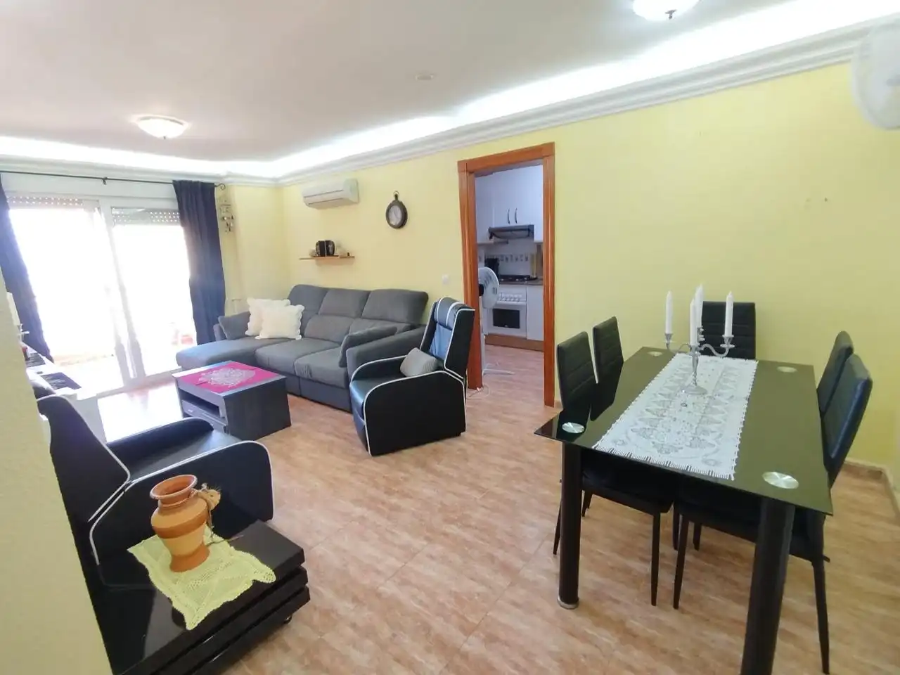 Sala de estar de Apartamento en venta en La Manga del Mar Menor con Aire acondicionado, Calefacción y Terraza