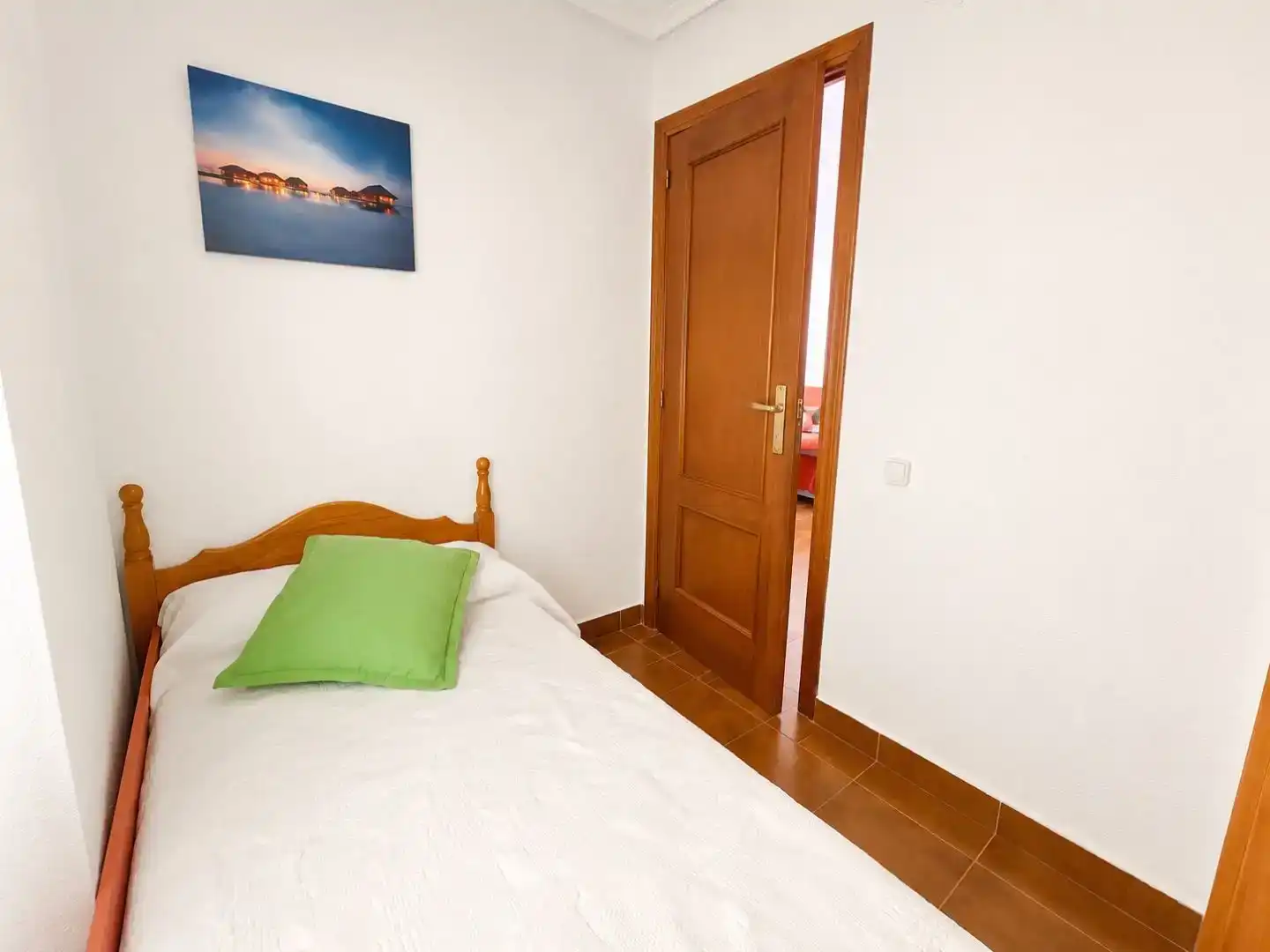 Schlafzimmer von Wohnung zur Miete in Cullera mit Klimaanlage, Schwimmbad und Balkon