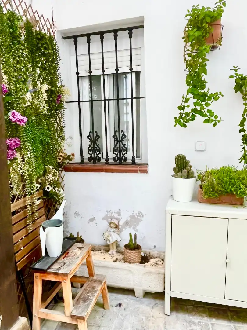 Balcony of Study for rent in Madrid  with Air Conditioner, Heating and Furnished