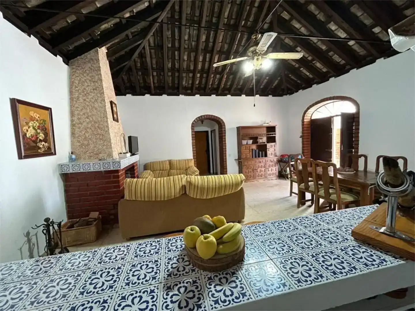 Sala de estar de Finca rústica de alquiler en Algar, Cádiz