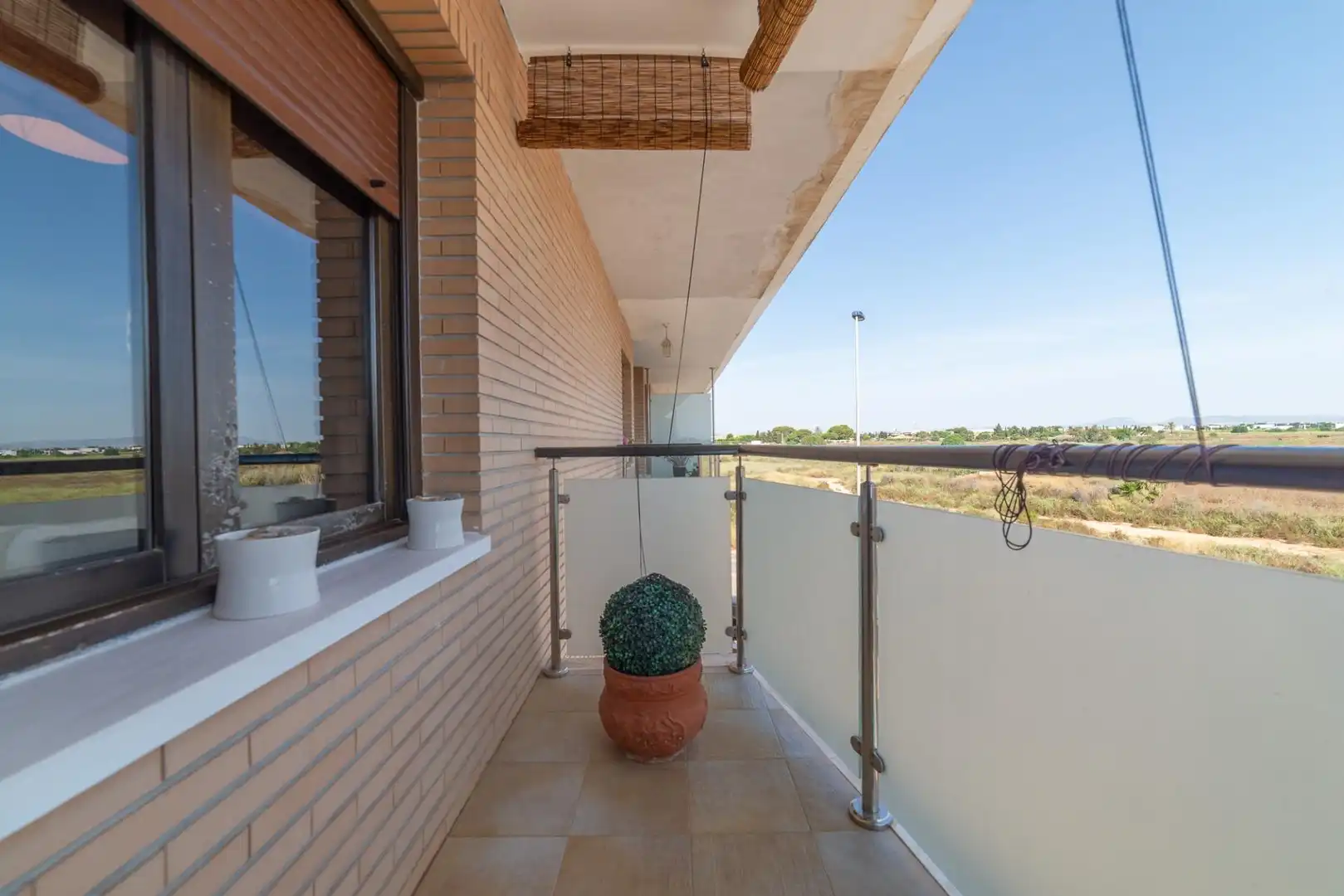 Balcony of Flat for sale in San Javier  with Air Conditioner, Terrace and Storage room