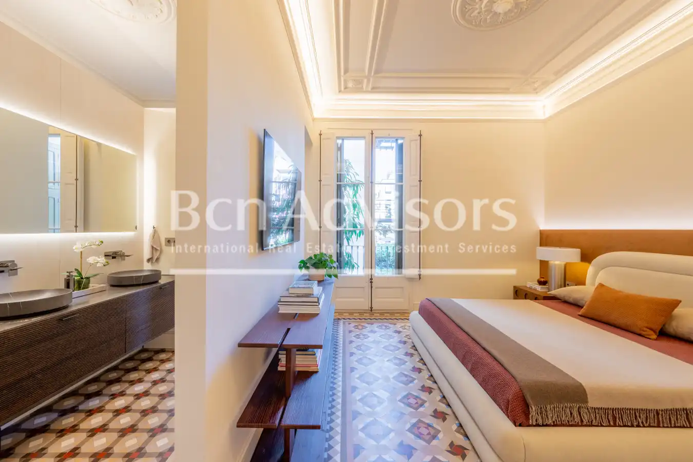 Dormitori de Apartament en venda en Barcelona amb Aire condicionat, Calefacció i Terrassa