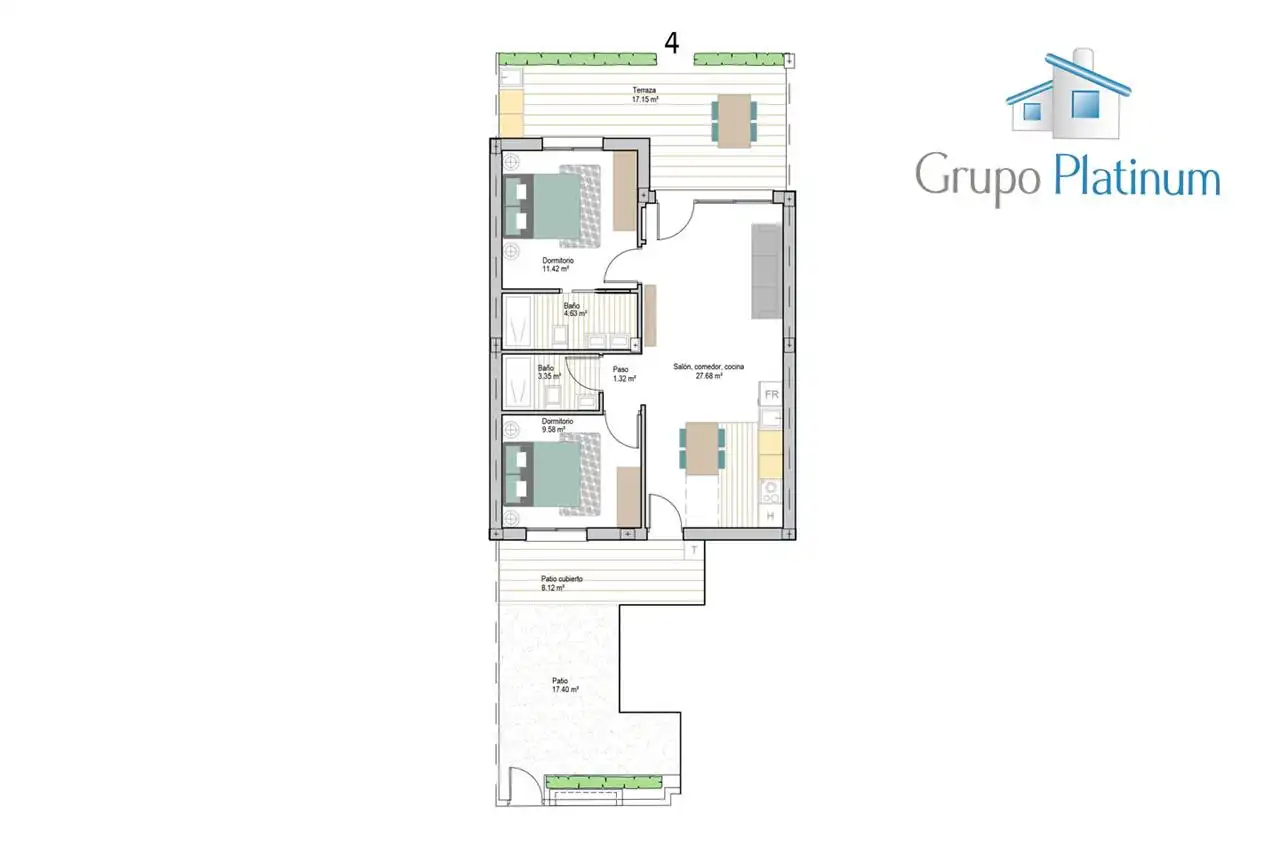 Apartment with pool for sale in San Javier ciudad, imagen 6