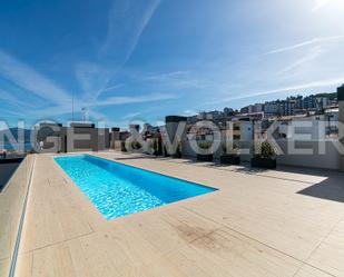 Swimming pool of Attic for sale in Vigo   with Heating, Private garden and Parquet flooring