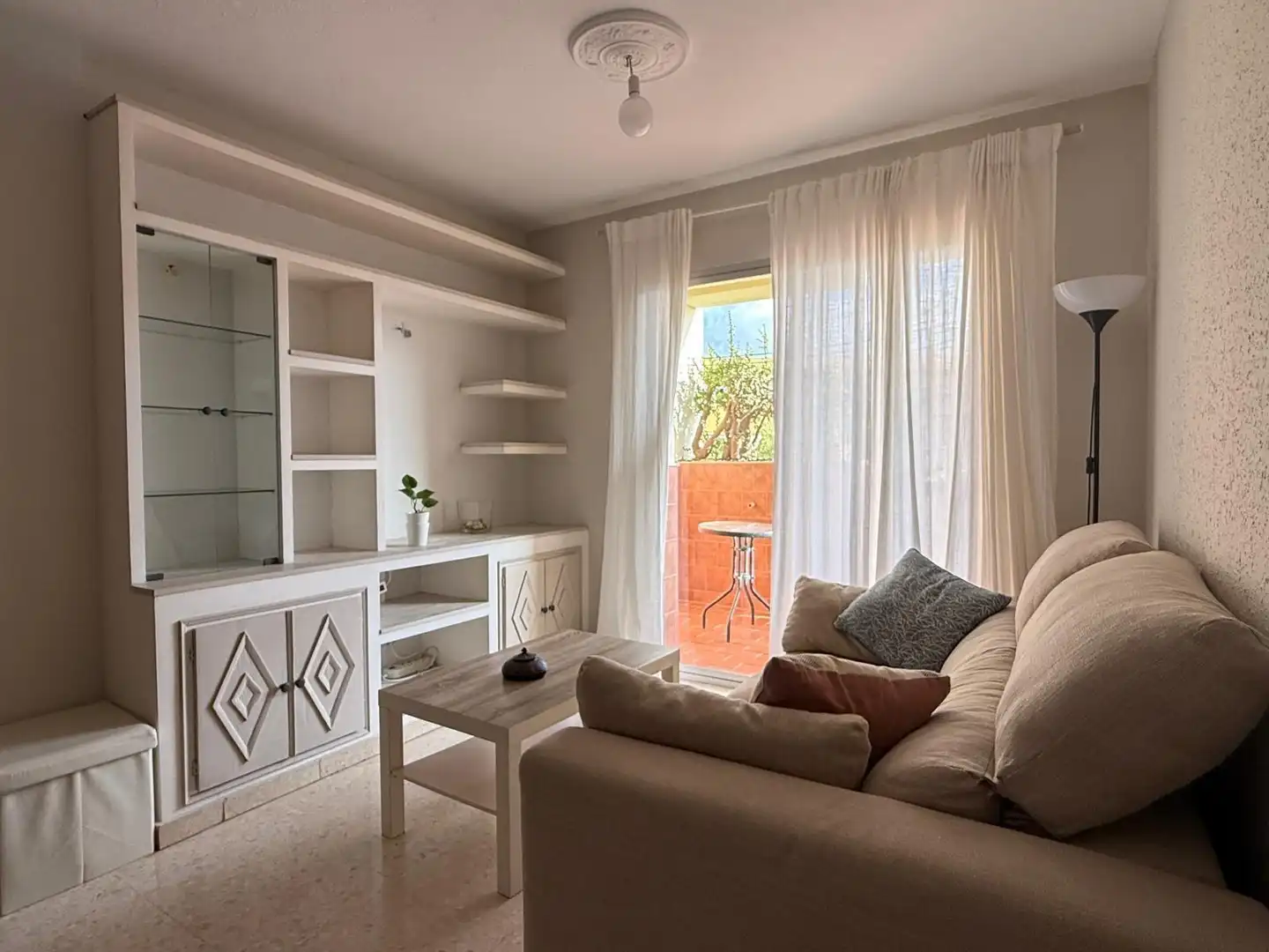 Living room of Flat for rent in Rincón de la Victoria  with Private garden and Terrace