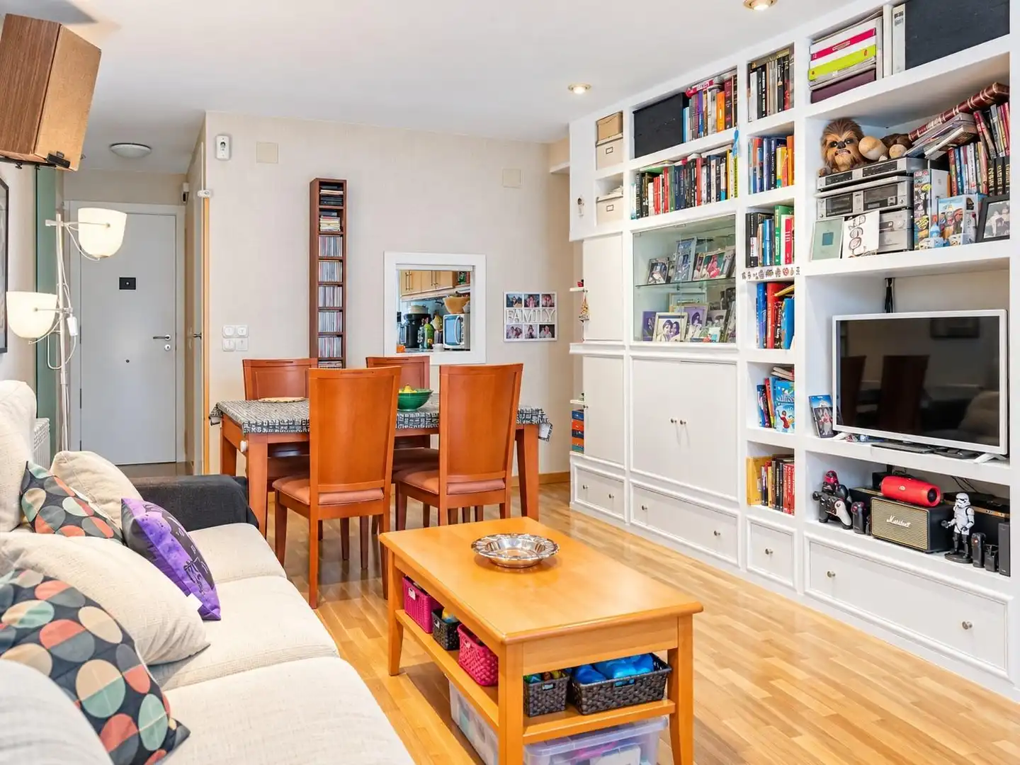 Sala de estar de Piso en venta en Madrid con Aire acondicionado, Calefacción y Parquet