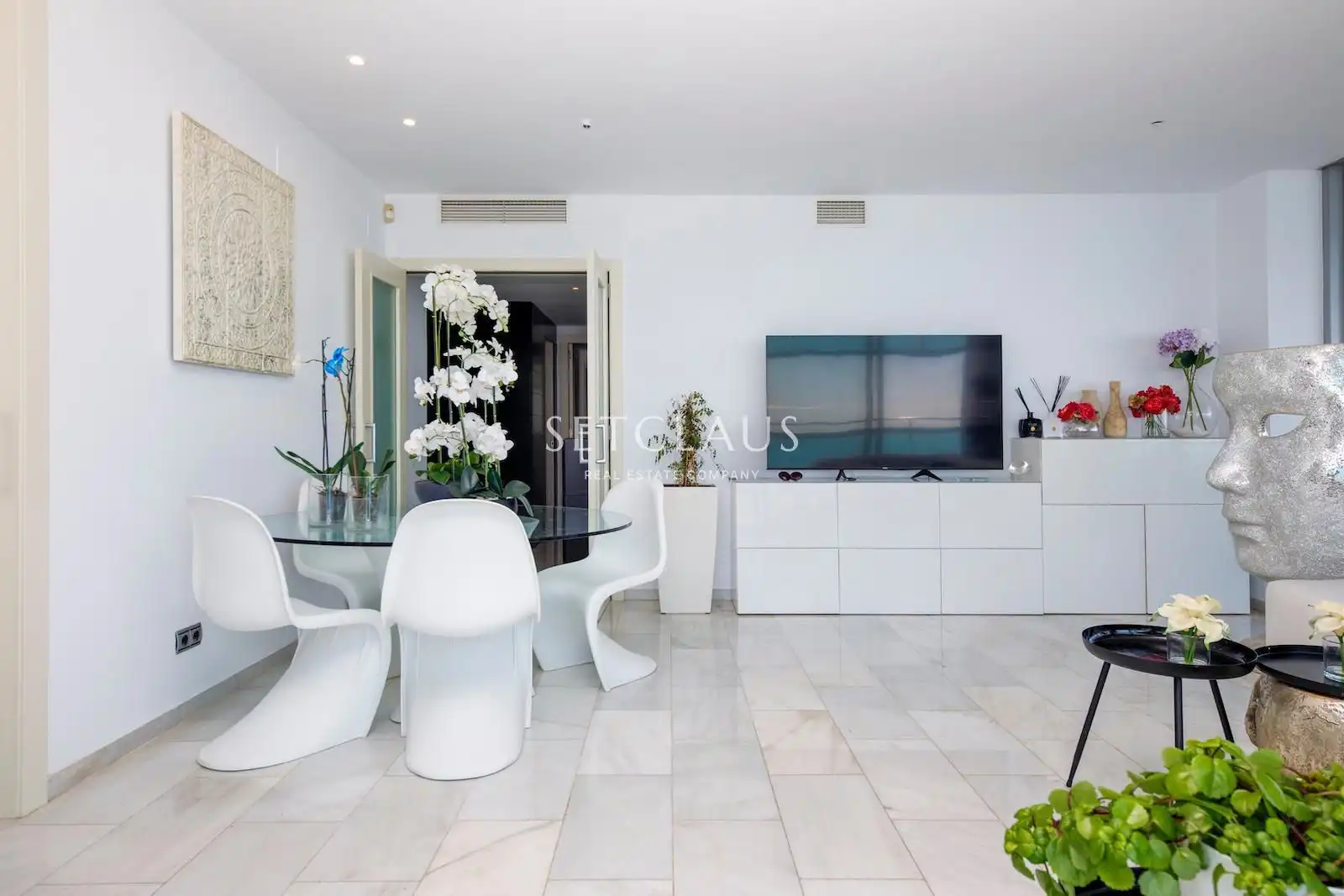 Sala de estar de Piso en venta en Barcelona con Aire acondicionado, Calefacción y Terraza