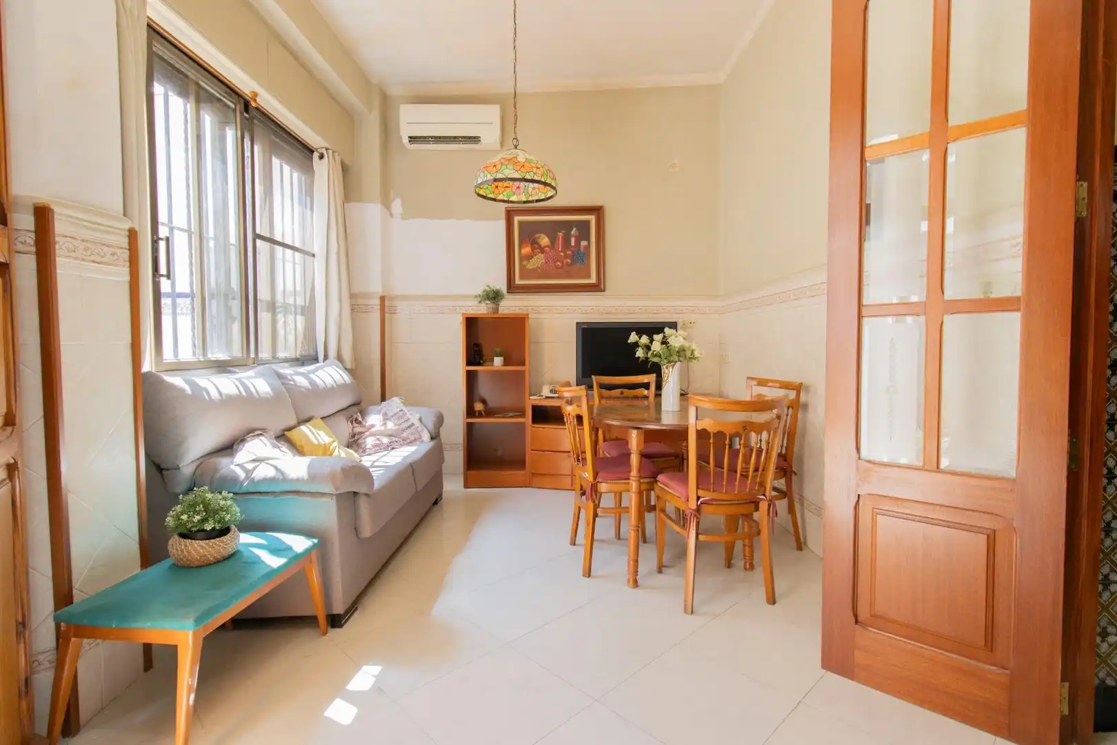 Living room of Country homes for sale in Rafelbuñol / Rafelbunyol  with Air Conditioner, Terrace and Furnished