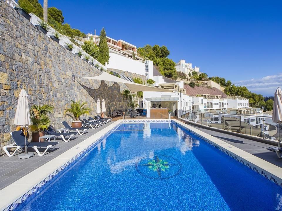 Swimming pool of Apartment to rent in Calpe / Calp  with Air Conditioner, Storage room and Swimming Pool