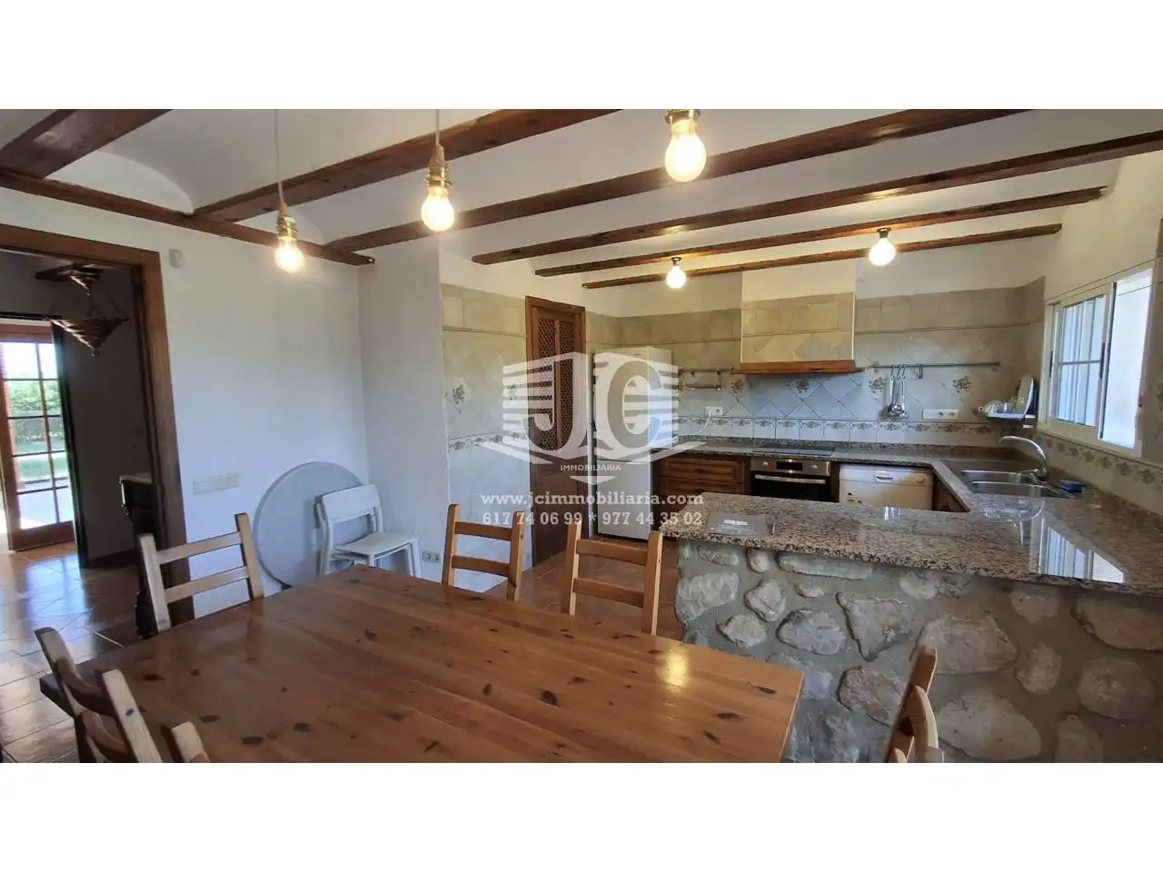 Kitchen of Flat for rent in Tortosa  with Heating, Terrace and Furnished