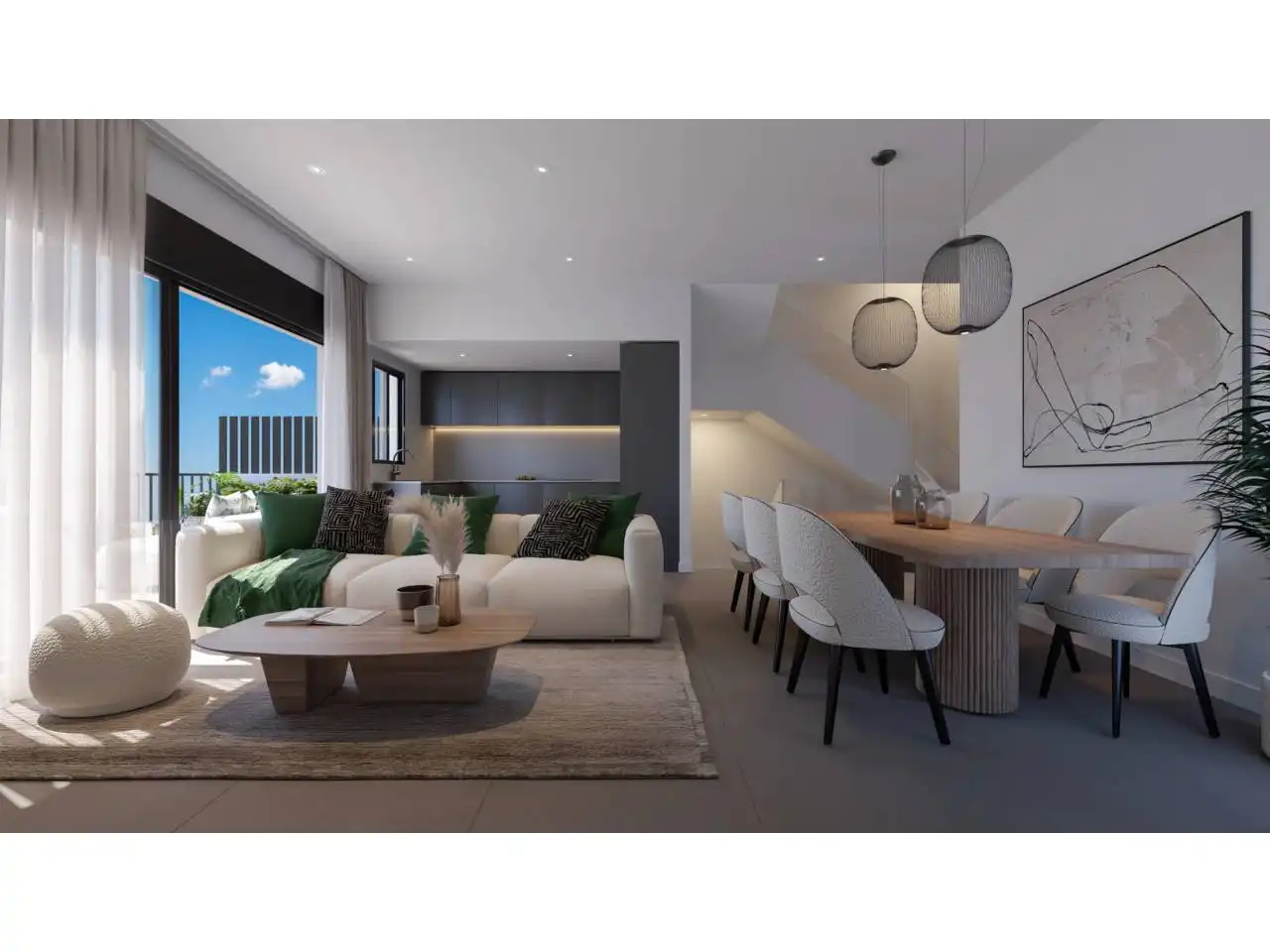 Sala d'estar de Casa adosada en venda en Vélez-Málaga amb Jardí privat, Terrassa i Piscina comunitària
