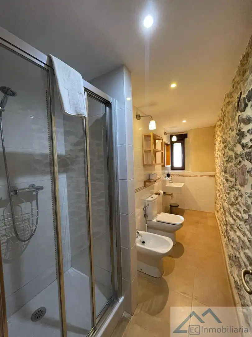 Bathroom of Houses for sale in Ribamontán al Mar  with Heating, Swimming Pool and Furnished