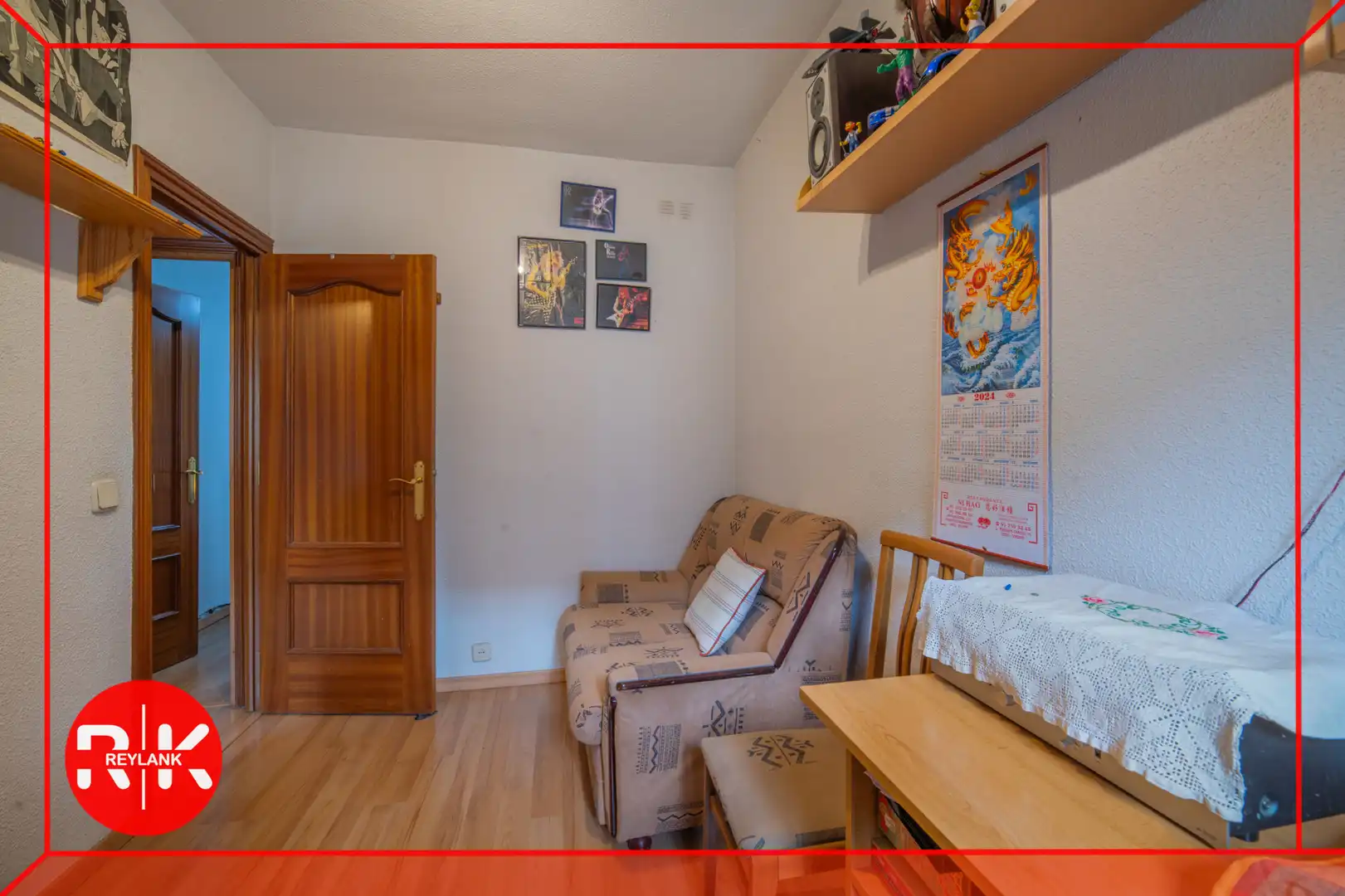 Bedroom of Flat for sale in Madrid  with Heating and Terrace