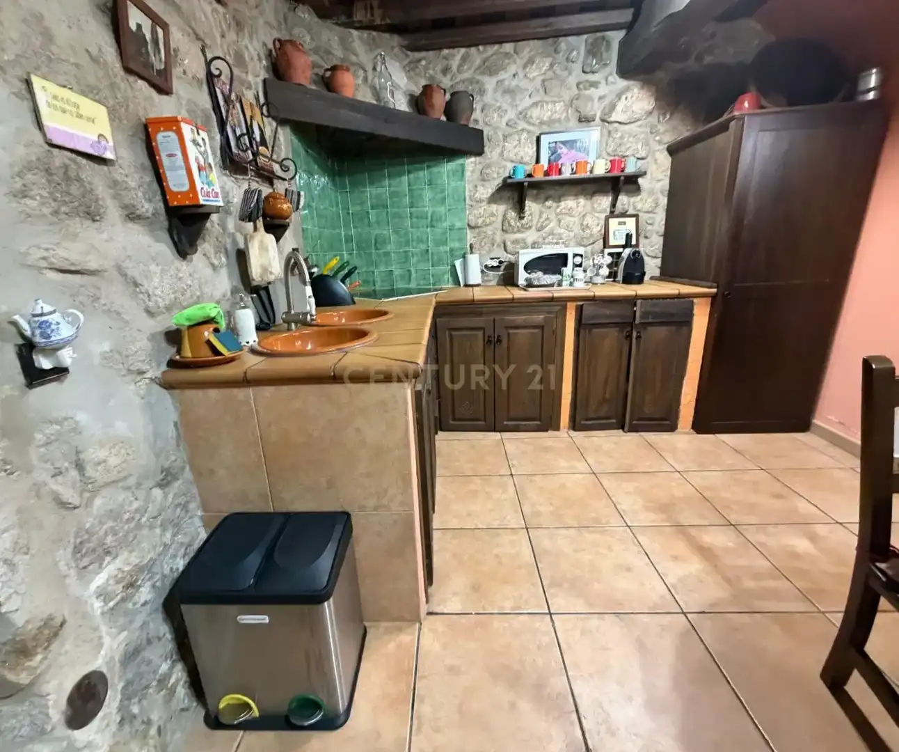 Kitchen of Country homes for sale in Villamiel  with Air Conditioner, Microwave and TV