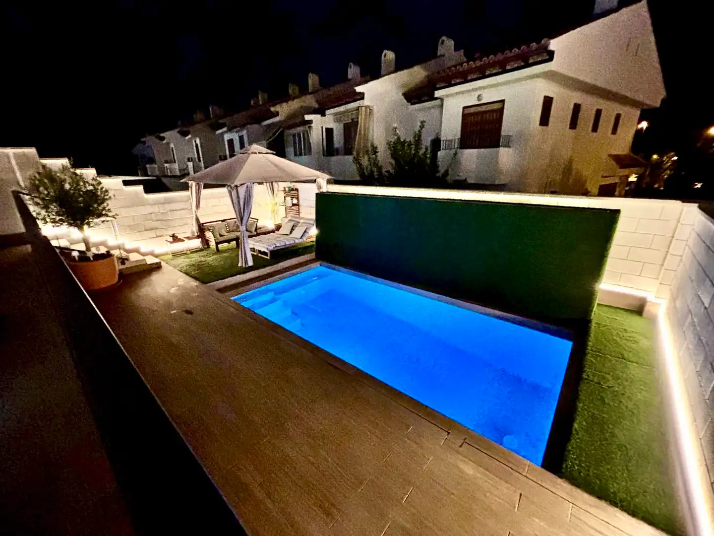 Piscina de Casa o xalet en venda en Sant Joan d'Alacant amb Aire condicionat, Jardí privat i Terrassa