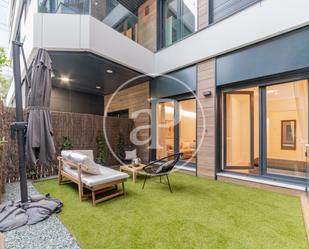 Terrace of Flat to rent in  Madrid Capital  with Air Conditioner, Heating and Private garden