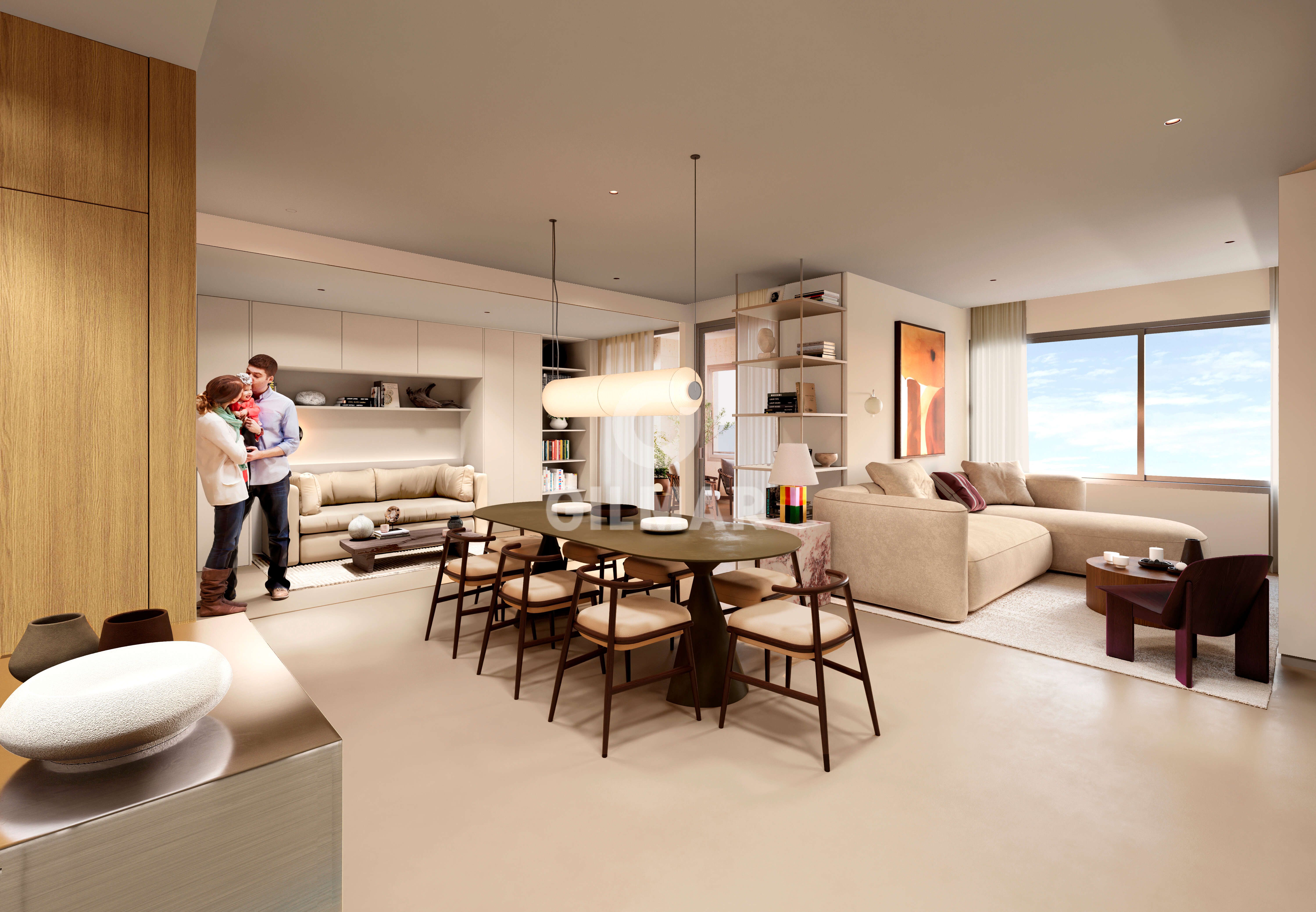 Living room of Flat for sale in  Madrid Capital  with Heating, Storage room and Balcony