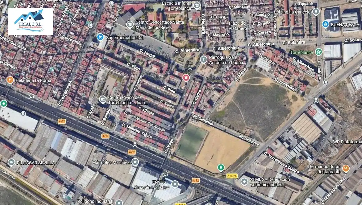 Vista exterior de Pis en venda en Sevilla