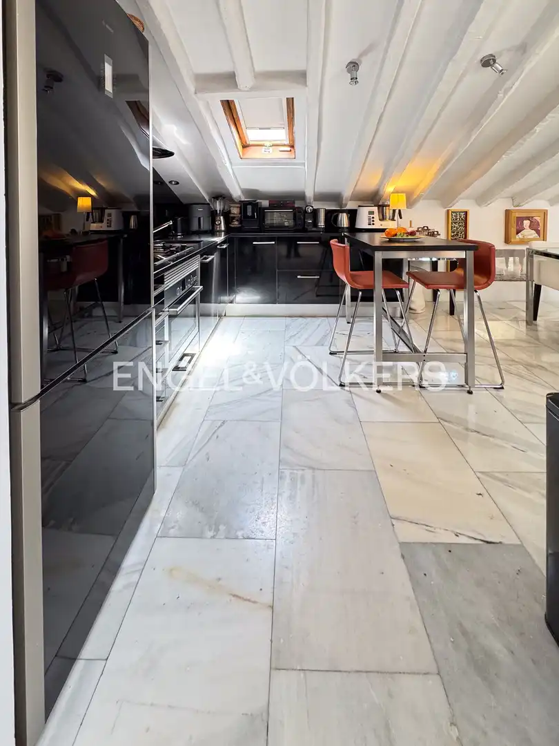 Kitchen of Flat for rent in Madrid  with Air Conditioner, Heating and Terrace