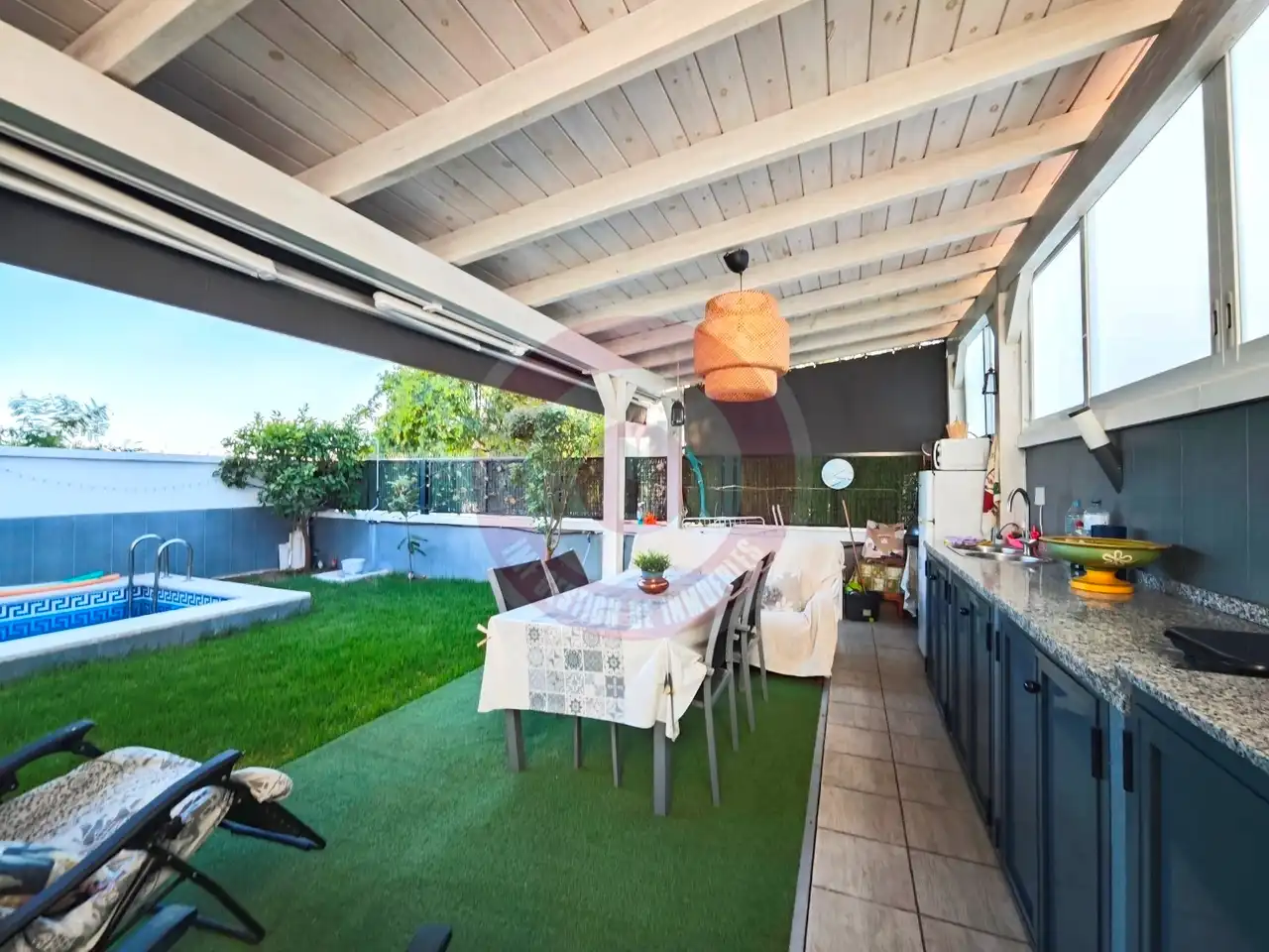 Terrassa de Casa o xalet en venda en Vélez-Málaga amb Aire condicionat, Jardí privat i Terrassa