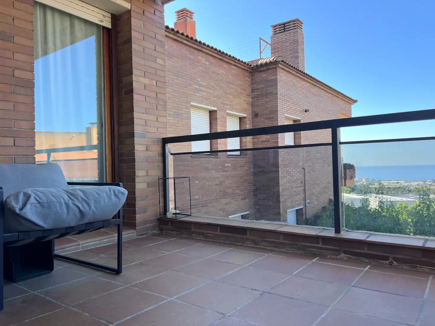 Terrace of Flat for sale in Vilassar de Dalt  with Air Conditioner, Heating and Parquet flooring
