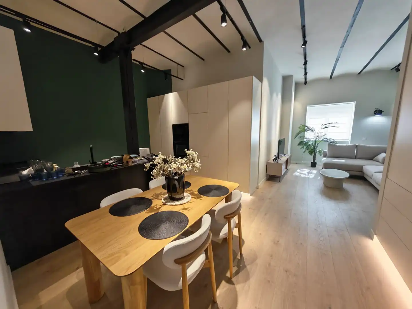 Dining room of Flat for rent in Murcia  with Air Conditioner, Heating and Furnished