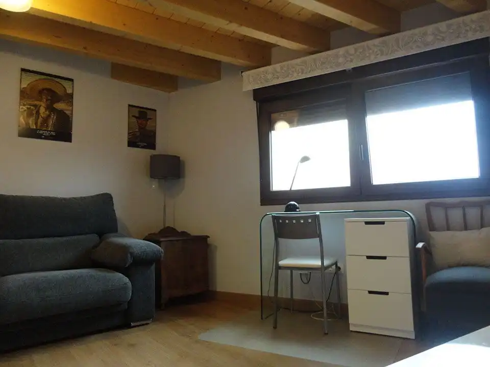 Living room of Houses for sale in Salas de los Infantes  with Heating and Furnished