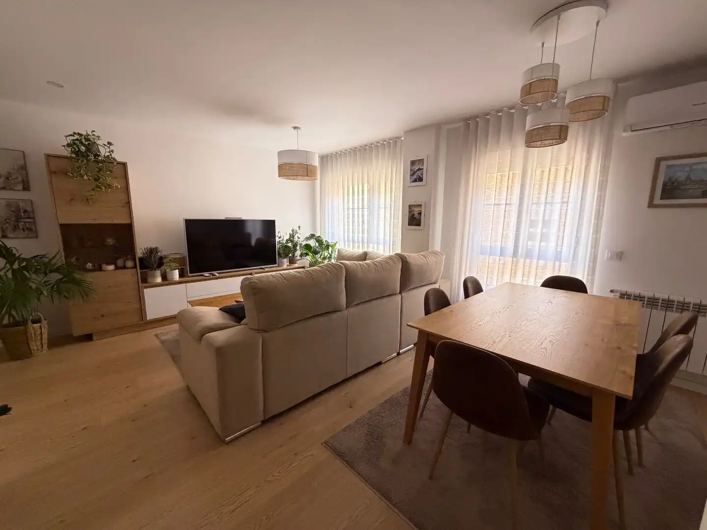 Living room of Flat for sale in Getafe  with Air Conditioner and Terrace