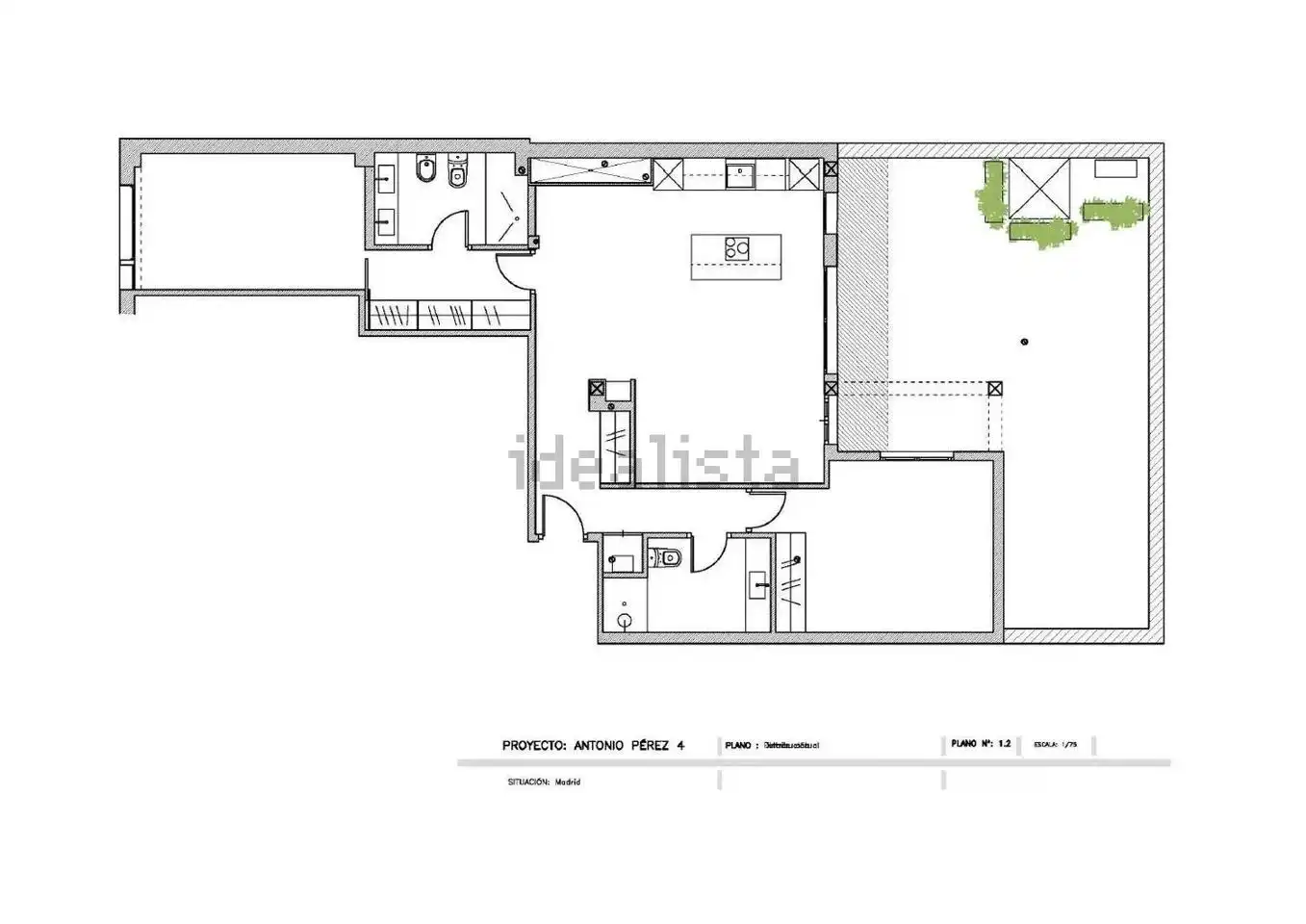 Planta baja en venta en Madrid con Aire acondicionado y Terraza