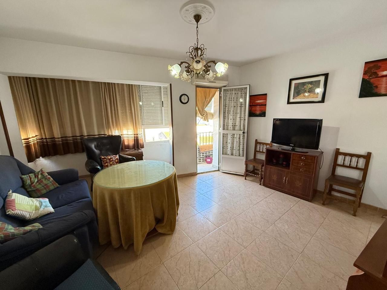 Living room of Flat for sale in Almendralejo  with Furnished