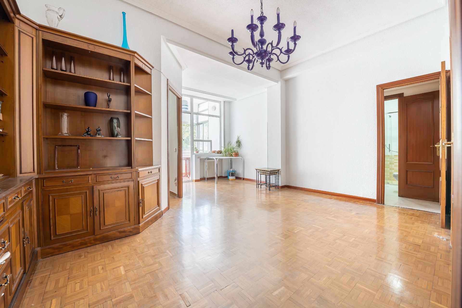 Sala d'estar de Pis en venda en  Madrid Capital amb Aire condicionat, Calefacció i Terrassa