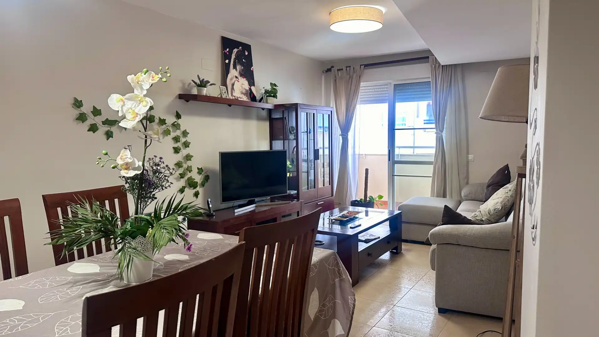 Sala d'estar de Àtic en venda en Castellón de la Plana / Castelló de la Plana amb Aire condicionat, Calefacció i Terrassa