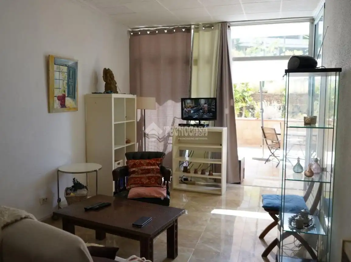 Sala de estar de Piso de alquiler en Puerto de la Cruz con Terraza y Amueblado